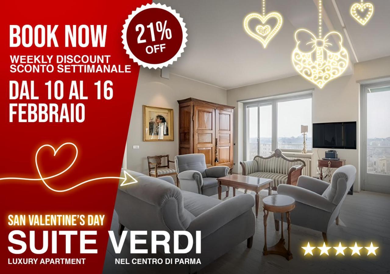Suite Verdi ! San Valentine'S Day - Book First ! Parma Dış mekan fotoğraf
